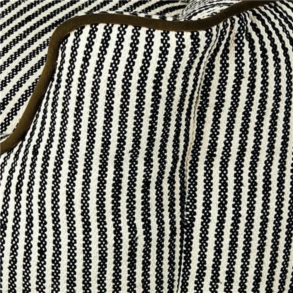 High Wall Striped Bed for Dogs, High Walled Cuddler, Striped Measuring 27